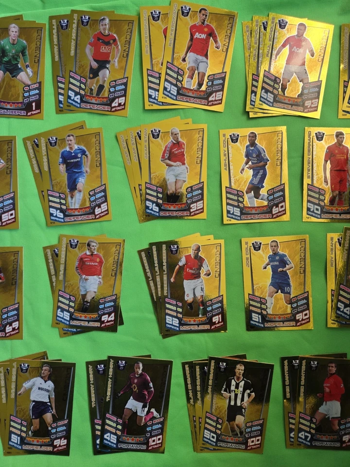 2012 2013 Topps Match Attax Ledgends Card Bundle × 62 Cards Excellent Condition - Image 4 of 4