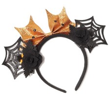 Halloween Mouse Ear Headband Glitter Costume Accessory for Women One Size