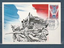 carte   1er jour  50e anniversaire de l' armistice  75  Paris  1968
