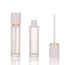 30 PCS Empty White thick Lip Gloss Tubes 8ml lipgloss Tube with Wand Applicat...