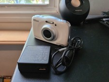 Nikon COOLPIX S33 13.2MP Digital Camera - White for sale online | eBay