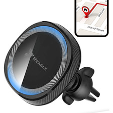 Magnetische Handyhalterung Auto 360&deg; drehbar f&uuml;r L&uuml;ftungsgitter Reagle