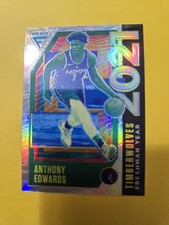2020-21 Panini Flux - Freshman Year Anthony Edwards #3 Silver Prizm (RC)