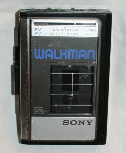 Vintage Sony Walkman FM AM Stereo Cassette Player WM-F41  Parts As-is