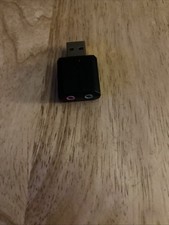 SABRENT USB External Stereo Sound Adapter For Windows  Mac Used Loose AU-MMSA