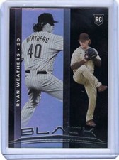 2021 Panini Baseball - Chronicles Black - Ryan Weathers #7 Rookie 