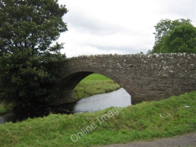 Foto 6x4 East Mellwaters Brücke Gilmonby ermöglicht Straßenzugang von Osten c2009