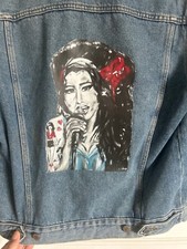 Customised Denim Jacket Amy Winehouse