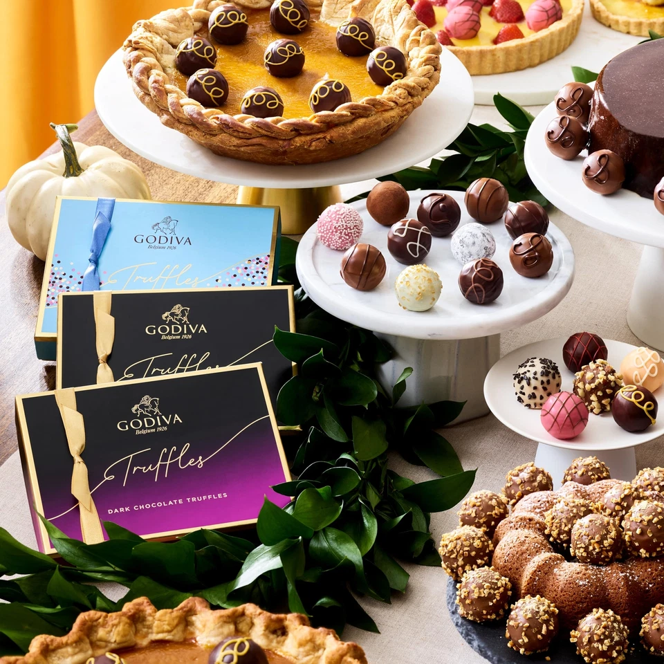 Godiva Chocolatier Surtido Chocolate Oscuro Trufa Caja de Regalo para Cumpleaños Que... Foto 3 de 4