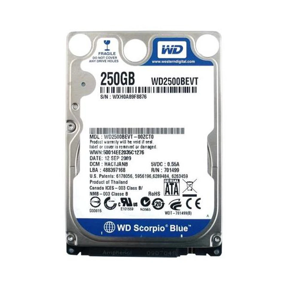 250GB 320GB 500GB 1TB 2.5" Laptop Hard Drive Seagate WD Hitachi SATA HDD PS4 LOT - Image 4 of 4