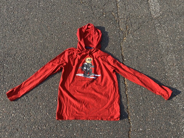 Retro Polo Ralph Lauren Polo Bear Skiing Womens Hooded Sweatshirt 