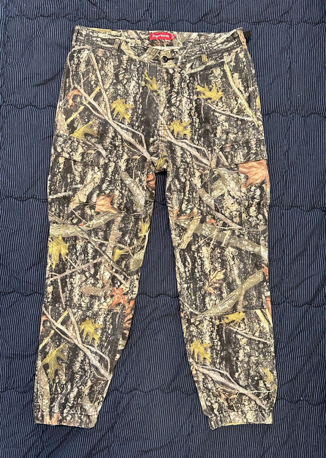 Supreme FW15 True Timber Conceal Camo Cargo Pants 32 Real Tree Leaf Camo