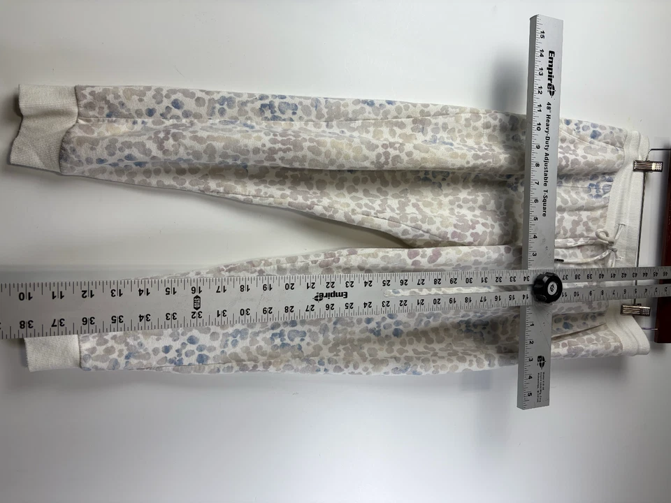 Брюки-пижамы Stars Above женские размер Small цвет слоновой кости шнурок эластичные на талии - Изображение 4 из 4