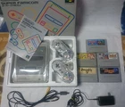 complete! 5Games+Nintendo Super Famicom Console System Boxed  Ship Free!