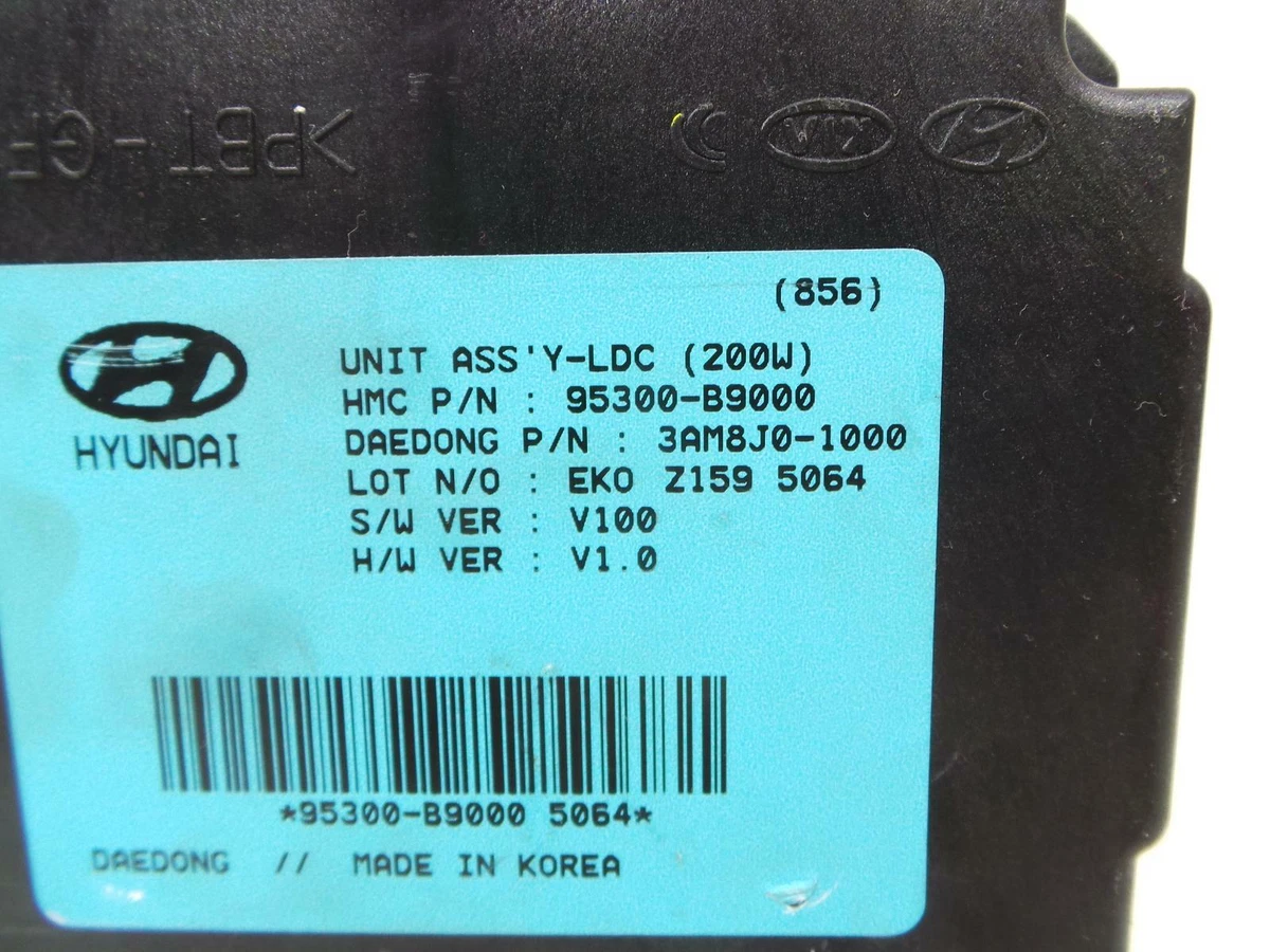 2016 HYUNDAI I10 CENTRAL LOCKING ECU CONTROL MODULE ECU 95300