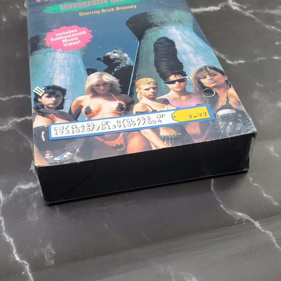 NEW Rare Vintage Class of Nuke 'Em High Part 2 Troma Horror Movie VHS Tape - Image 2 of 4