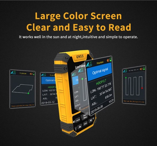 Land Surveying Equipment, Handheld GPS Land Meter fr Slope Distance/Area Measure - Picture 12 of 15