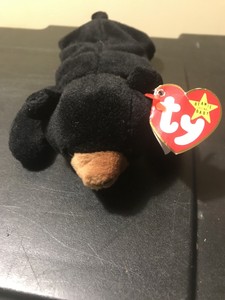 blackie the bear beanie baby