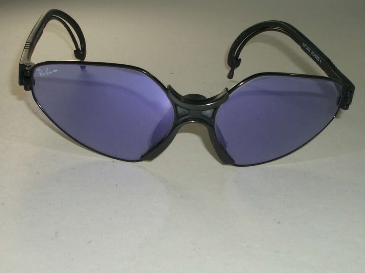 B&L RAY-BAN W1735 XVAO SPORT SERIES 1 A30 VIOLET CHROMAX BIKERS