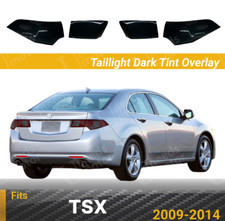 Taillight Dark Tinted Overlay For Acura Tsx 2009-2014 Taillight Dark Tinted Overlay For Acura Tsx 2009-2014