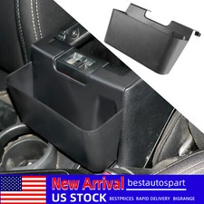 Black Front Center Armrest Storage Box For 2012-2017 Jeep Wrangler Jk 24door Us