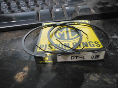 NOS MC 0.25 1st O/S Keystone Piston Rings Fits: Yamaha 68-71 DT1 214 ...
