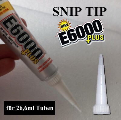E6000PLUS/ E6000+ Dosierspitze Präzision Snip Tips Kleberaufsatz Dosierer 26,6ml