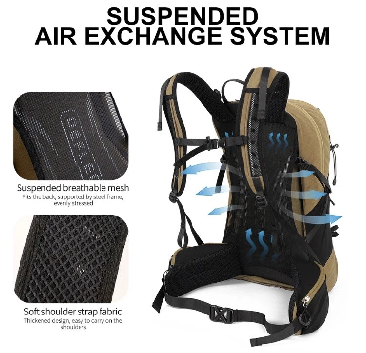 35L Bergsteiger Männer Damen Rucksack Camping Reise Wandern Trekking Outdoor Bag - Bild 3 von 4