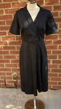Jasper Conran Black Wrap Dress Size 12 UK Medium Dress With Pockets Black Dress