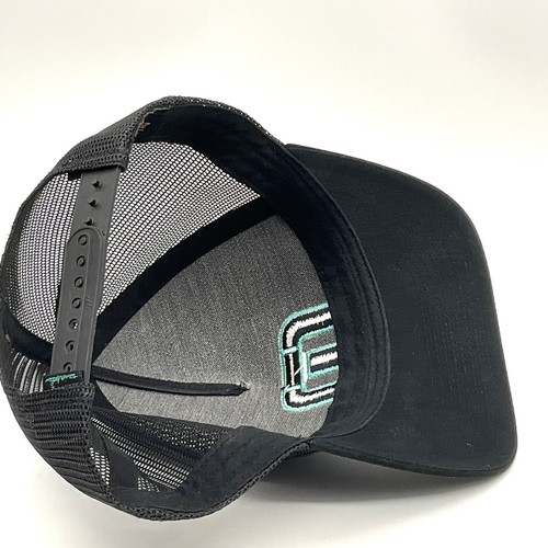 Travis Mathew Pineapples Print Snapback Trucker Mesh Golf Hat Cap Black - Picture 11 of 15