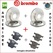 Kit Dischi E Pastiglie Freno Ant+Post Brembo Per Fiat Bravo #Ih
