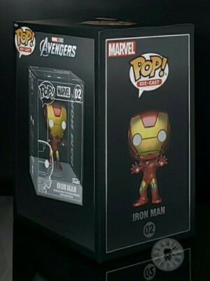 Funko Pop Die Cast #02 Marvel Avengers - Iron Man (Factory Sealed