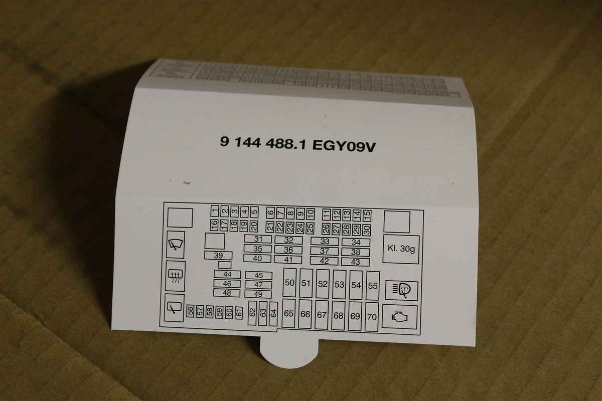 61149144488 Information label New genuine BMW part | eBay