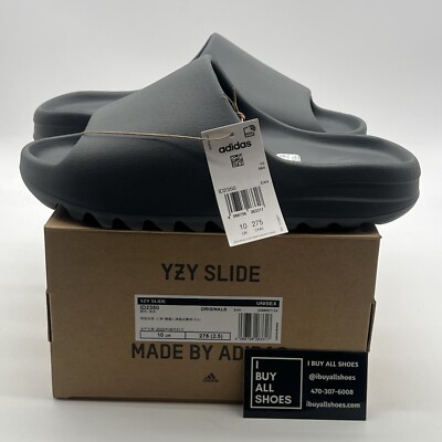 Size 10 - Men's Adidas Yeezy Slide “Slate Grey”.(ID2350). | eBay
