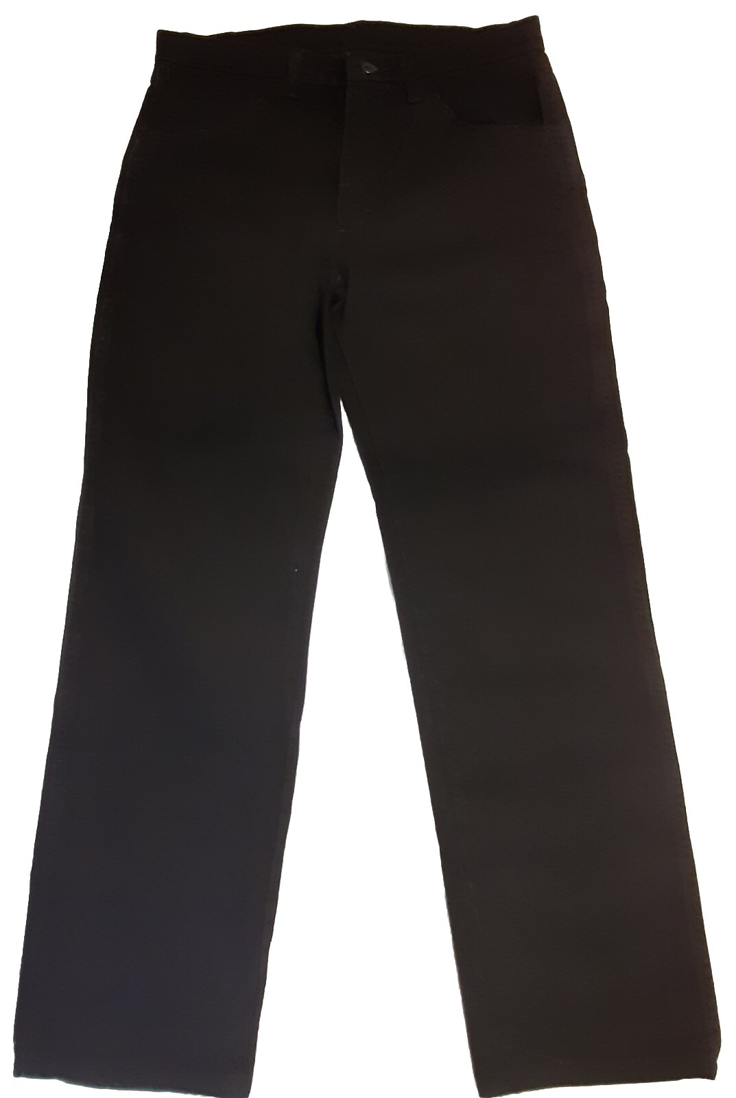 WRANGLER RUSTLER Men Black Denim Jeans Pants NWT Straight Leg Regular Fit 33x30