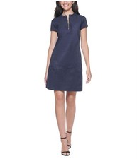 Kensie Womens Pullover Midi Shift Dress