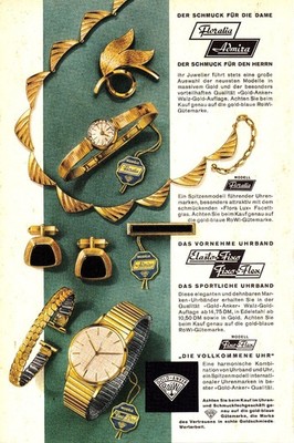 3w25563/ Reklame aus 1963   GOLD-ANKER Schmuck