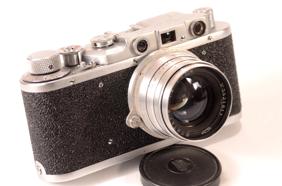 Reparado CLA FED 1 Leica URSS Película 35 mm Cámara Júpiter 8 2/50 mm Lente Como Nuevo Foto 3 de 4