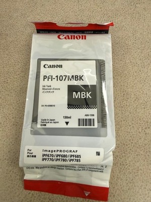 Canon PFI-107MBK Ink Cartridge - Matte Black