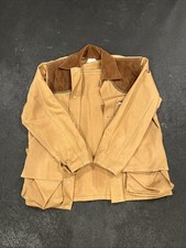 VTG CARHARTT Size Large USA Made Hunting Canvas Duck Jacket Game Pocket NOS