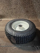 (QTY 1) Carlstar Turf Saver 16X6.50-8 Lawn & Garden Tubeless Tire&Wheel 4Ply 3A0