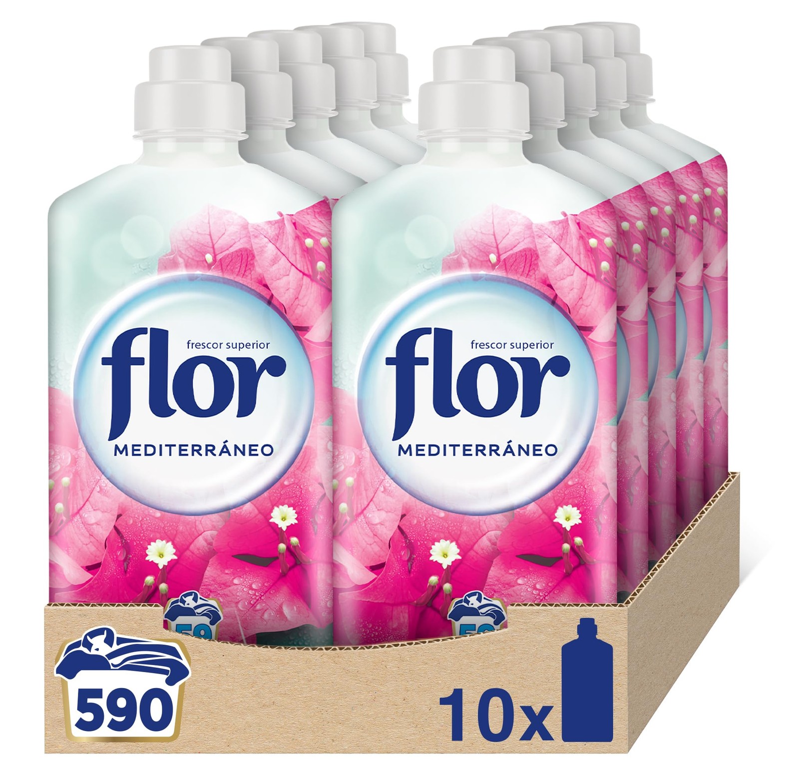 Adoucissant linge concentré océan protecteur de fibres pour un dressing doux et soyeux au quotidien
