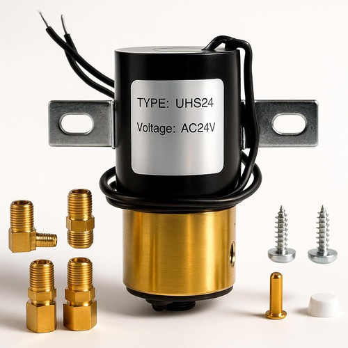 Honeywell HE280 Solenoid Valve Universal Humidifier Solenoid Valve UHS24 24V - Replacement For Aprilaire 4040 & Honeywell HE280 Aprilaire Humidifier