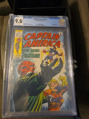 Captain America 115. Cgc Graded 9.0 WP