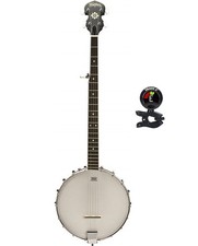 Washburn 5-String Open Back Banjo  Snark Tuner - Americana Series