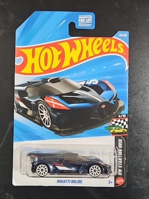 2026 HOT WHEELS B CASE BUGATTI BOLIDE 50/250 HW STARTING GRID 4/10 DARK BLUE
