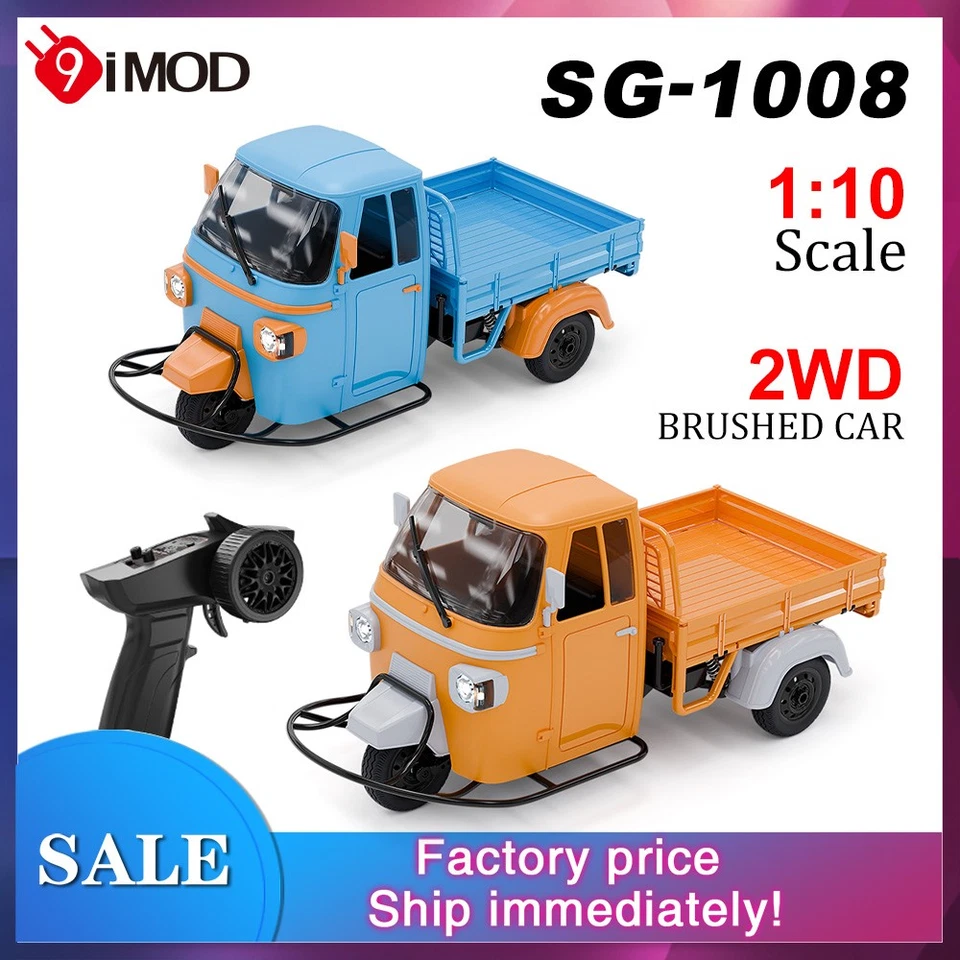 RC Dreirad 1/10 Heckantrieb Auto 2.4G 20km/h Schallwand gefaltet Fernbedienung - Bild 3 von 4