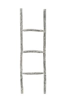 Biscottini Scala Scaletta Handtuchleiter Holz Schwarz 110X33 Bad Shabby Chic