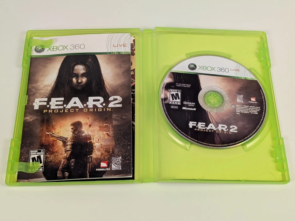 F.E.A.R. 2: Project Origin FEAR 2 (Xbox 360)➡️CIB - Tested - Near Mint 📀! - Image 3 of 4