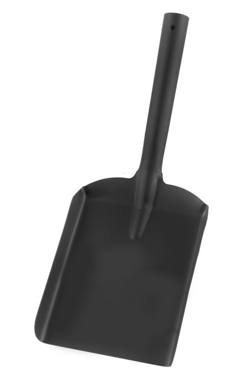 Hearth & Home Metal Coal Shovel Fireside Ash Garden Spade Dustpan 6"" - Black
